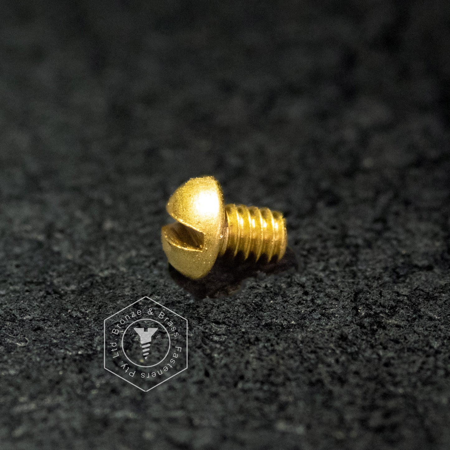 1322 - 113115 - Brass Machine Screw Slotted - Round Head - 5-40 UNC x 5/16"