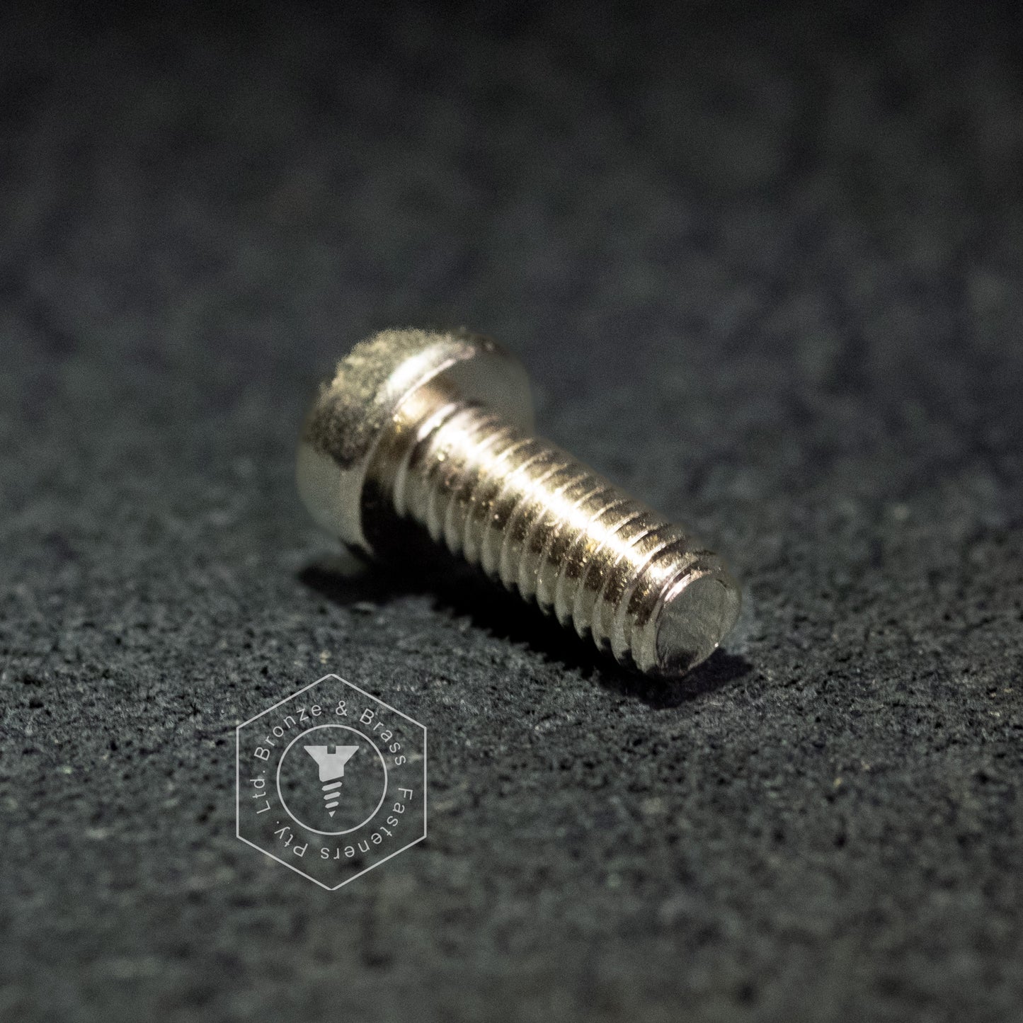 1498 - 113303 - Nickel Plated Brass Machine Screw Slotted Cheese Head - M3.5 x 8mm