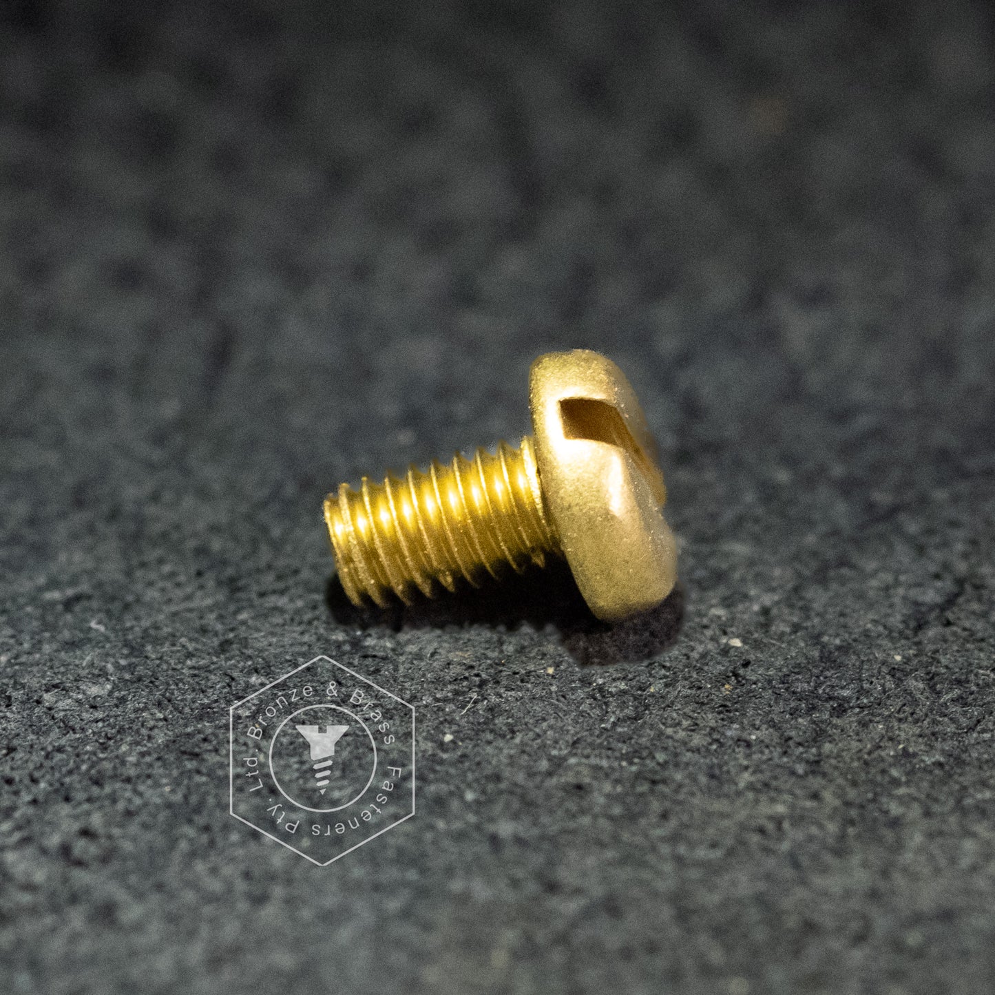 1341 - 113330 - Brass Machine Screw Slotted - Pan Head - 4-40 UNC x 1/4"