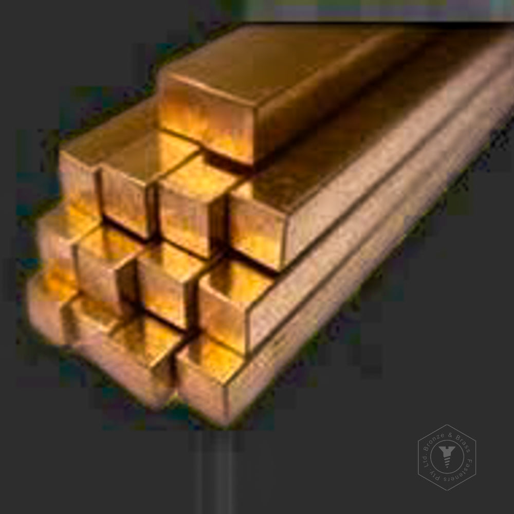 4250 - 139351 - Silicon Bronze Square Bar Plain- 11 x 1000 mm