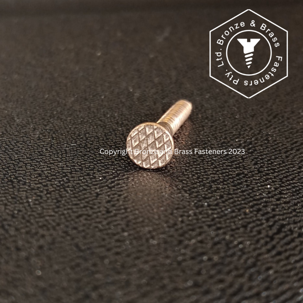 4300 - 138005 - Silicon Bronze Nail Ring Nail Flat- 2.50 x 25 mm (cross hatch)