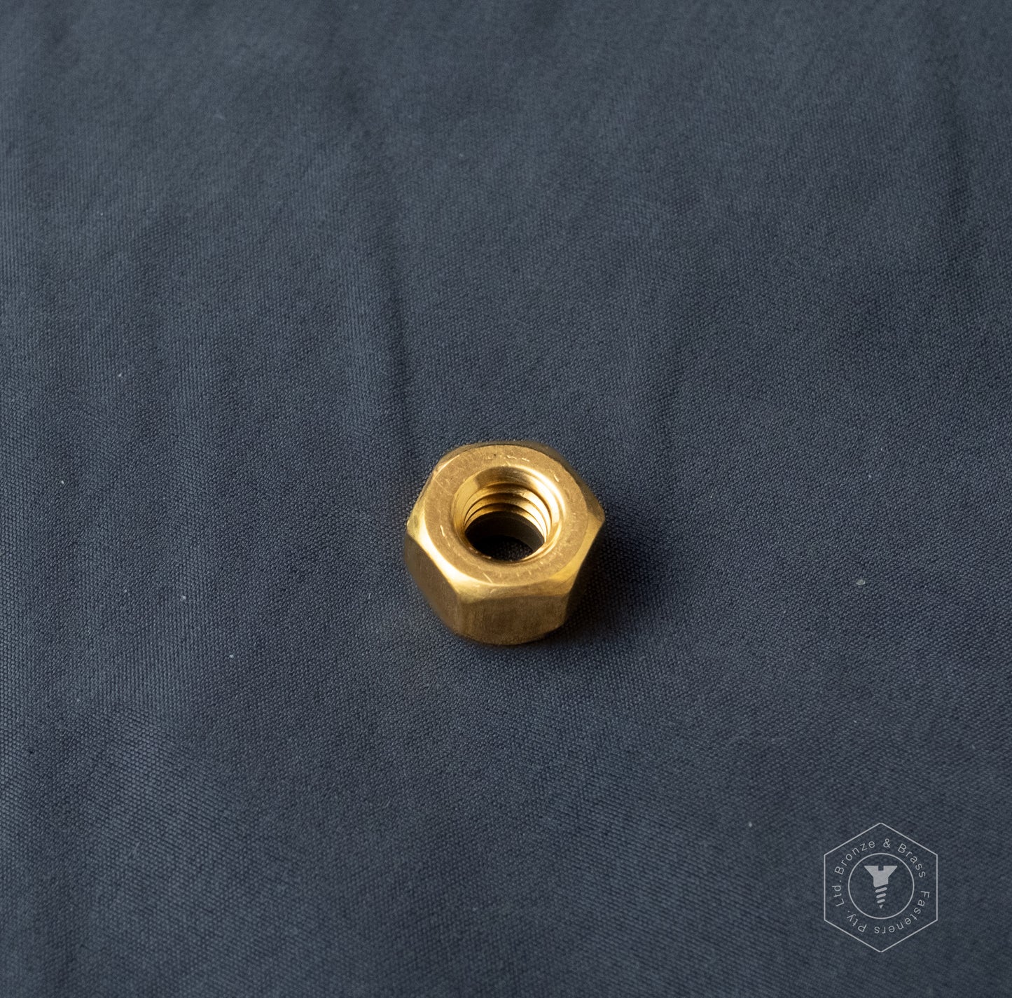 1615 - 116806 - Brass Nylon Insert Lock Nut - 1/4-20 UNC