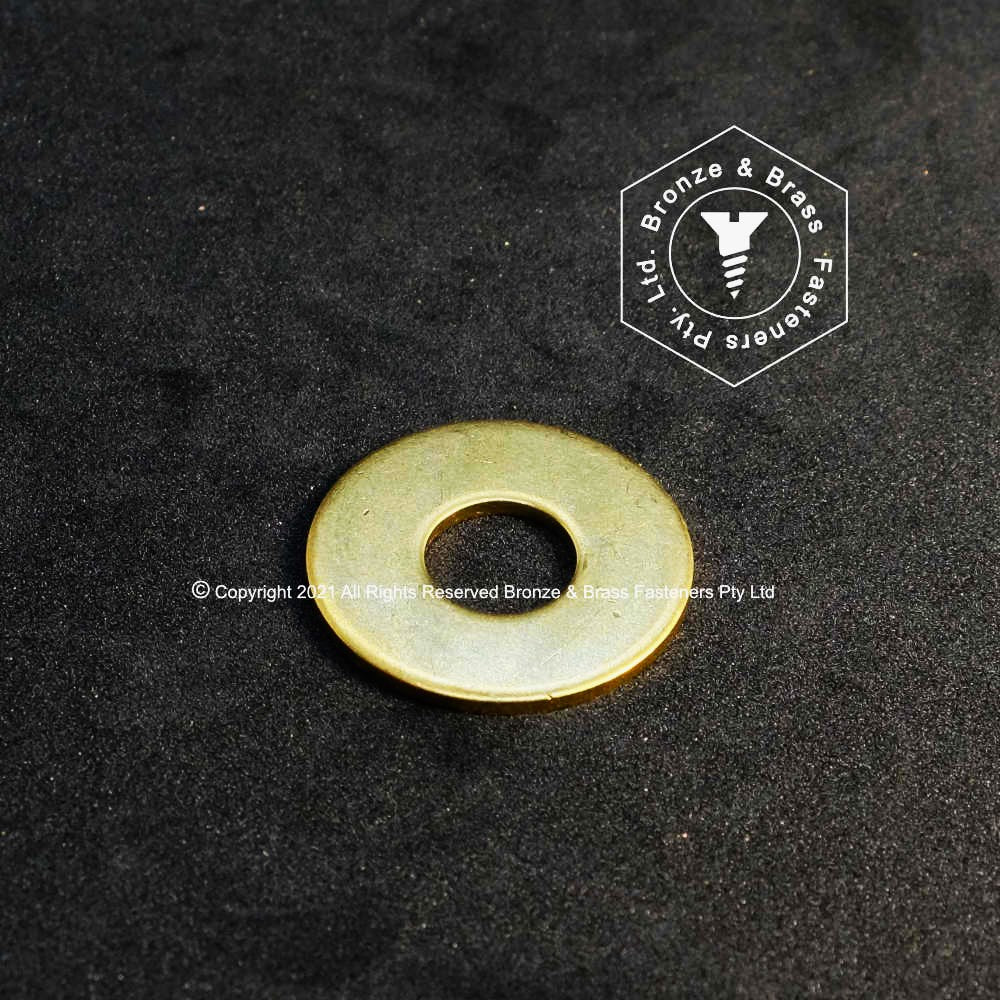 1605 - 117009 - Brass Washer Flat - 3/8" (L)