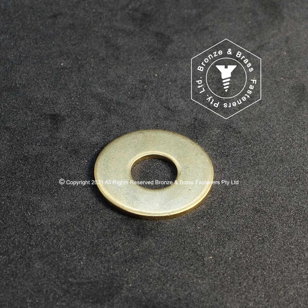 1528 - 117305 - Brass Washer Flat - M5