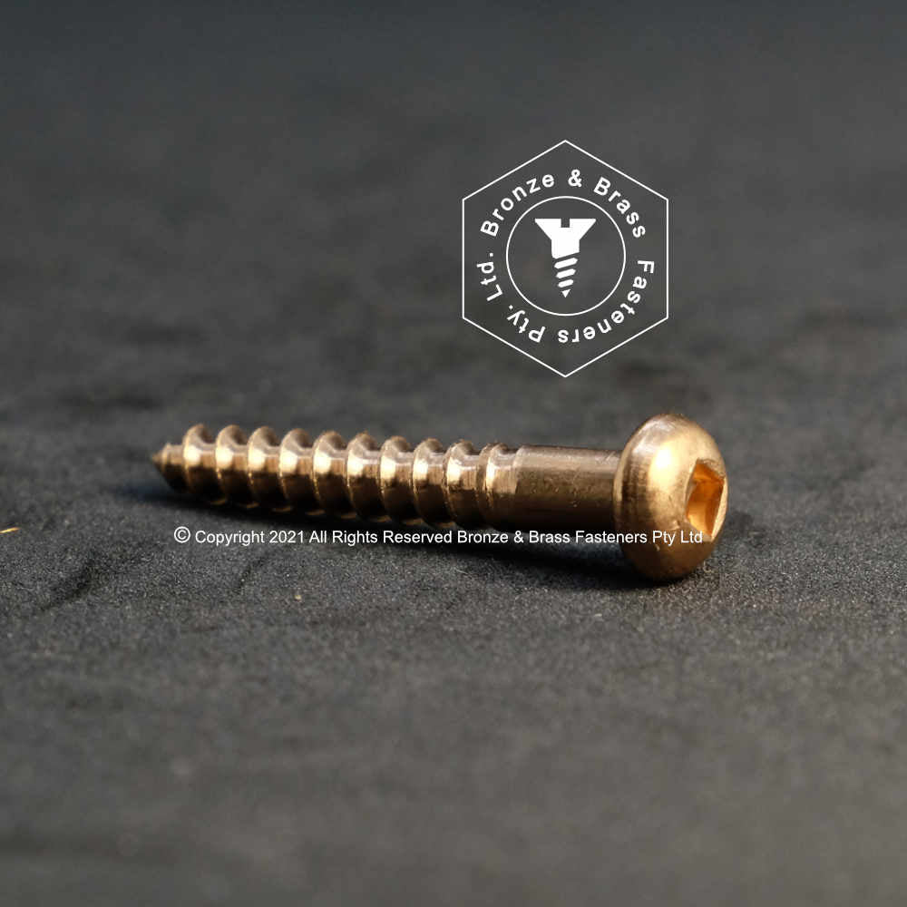 Fastenere #10 X 2" Silicon Bronze Wood Screws – Oval Head, Frearson Drive (Qty 25)