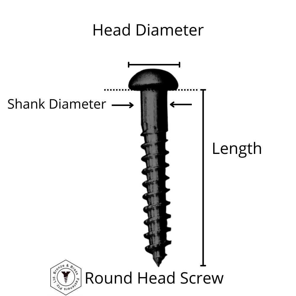 0365 - 111101 - Brass Wood Screw Slotted Round Head- 1g x 10mm