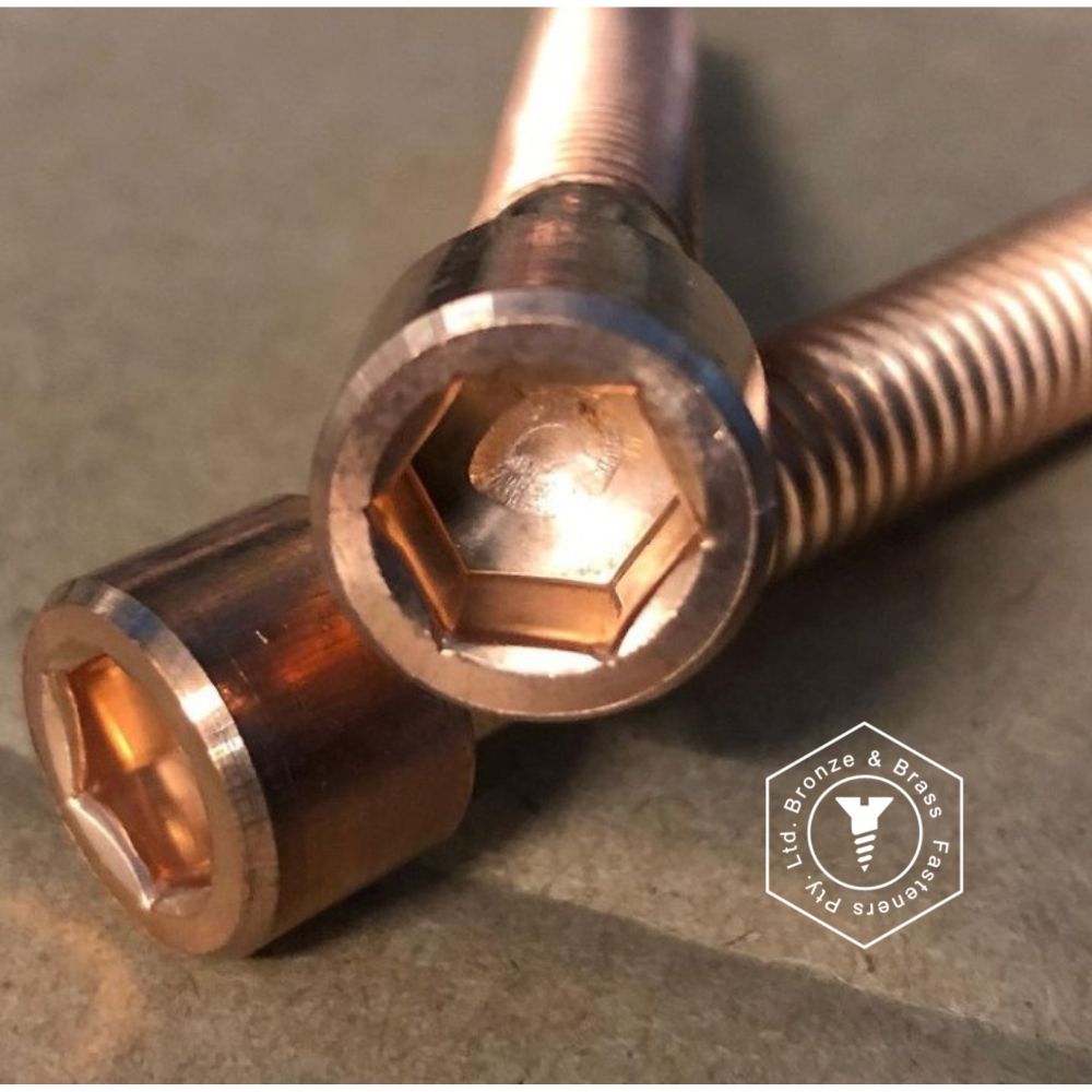 3364 - 134207 - Silicon Bronze Cap Screw Hex Socket- 1/2" - 13 UNC x 1 3/4"