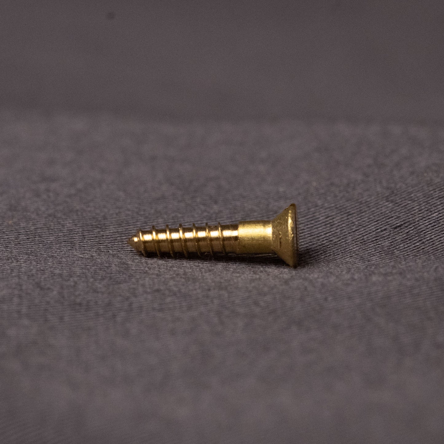 0055 - 111012 - Brass Wood Screw Slotted Flat Head - 3g x 12mm