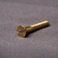0245 - 111061 - Brass Wood Screw Slotted Flat Head- 8g x 63mm