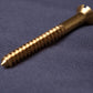 0310 - 111044 - Brass Wood Screw Slotted Flat Head- 12g x 50mm