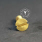 1150 - 112101 - Brass Needle Point Screw Slotted Flat Head- 10g x 25mm
