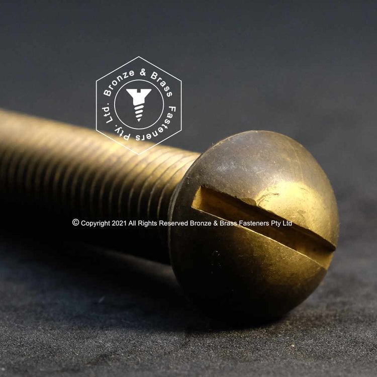 Brass Machine Screws – Bronze and Brass Fasteners Pty Ltd