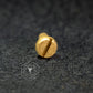 1497 -113310 - Brass Machine Screw Slotted Pan Head - M3 x 5mm