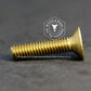 1360 - 113701 - Brass Machine Screw Hex Socket Flat Head- M2-0.4 x 6mm