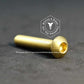 1492 - 113804 - Brass Machine Screw Hex Socket Button Head- M4-0.7 x 16mm