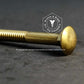 1250 - 115851 - Brass Coach Bolt- 1/4 - 20 UNC x 2 1/2" (Part Thread)