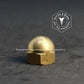 1622 - 116606 - Brass Nut Hex Acorn - 10-24 UNC (3/16")