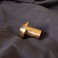 1699 - 119906 - Brass Chicago Nut  Hex Socket Round Head - M8-1.25