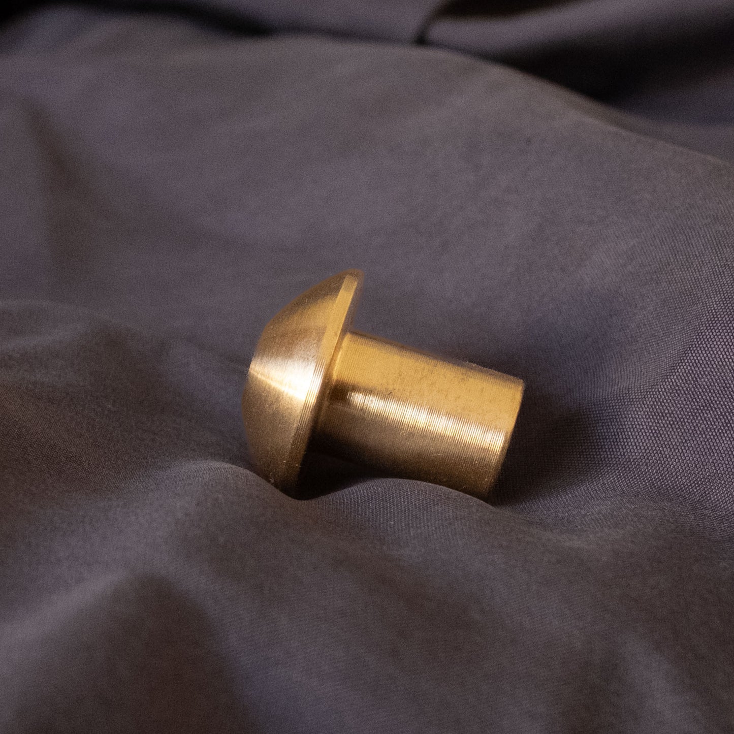 1699 - 119906 - Brass Chicago Nut  Hex Socket Round Head - M8-1.25