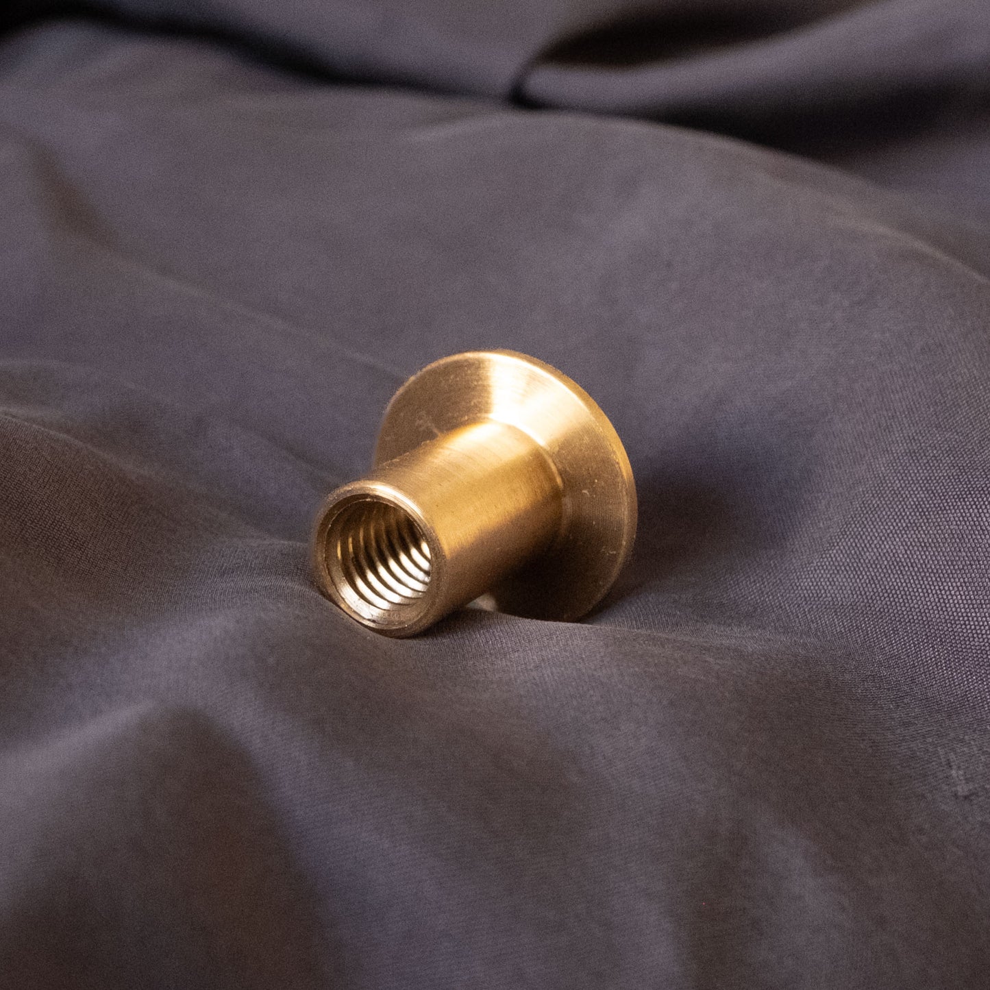 1699 - 119906 - Brass Chicago Nut  Hex Socket Round Head - M8-1.25
