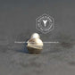 0980 - 121124 - Nickel Plated Brass Wood Screw Slotted Oval Head- 3g x 10mm