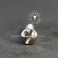 0945 - 121203 - Nickel Plated Brass Wood Screw Slotted Round Head- 3g x 12mm