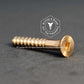 2555 - 131341 - Silicon Bronze Wood Screw Square Drive Flat Head- 18g x 89mm