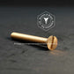 3240 - 133028 - Silicon Bronze Machine Screw Slotted Flat Head- 5/16 - 18 UNC x 3 1/2"