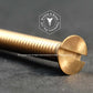 3230 - 133015 - Silicon Bronze Machine Screw Slotted Flat Head- 5/16 - 18 UNC x 2"