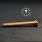 3230 - 133015 - Silicon Bronze Machine Screw Slotted Flat Head- 5/16 - 18 UNC x 2"