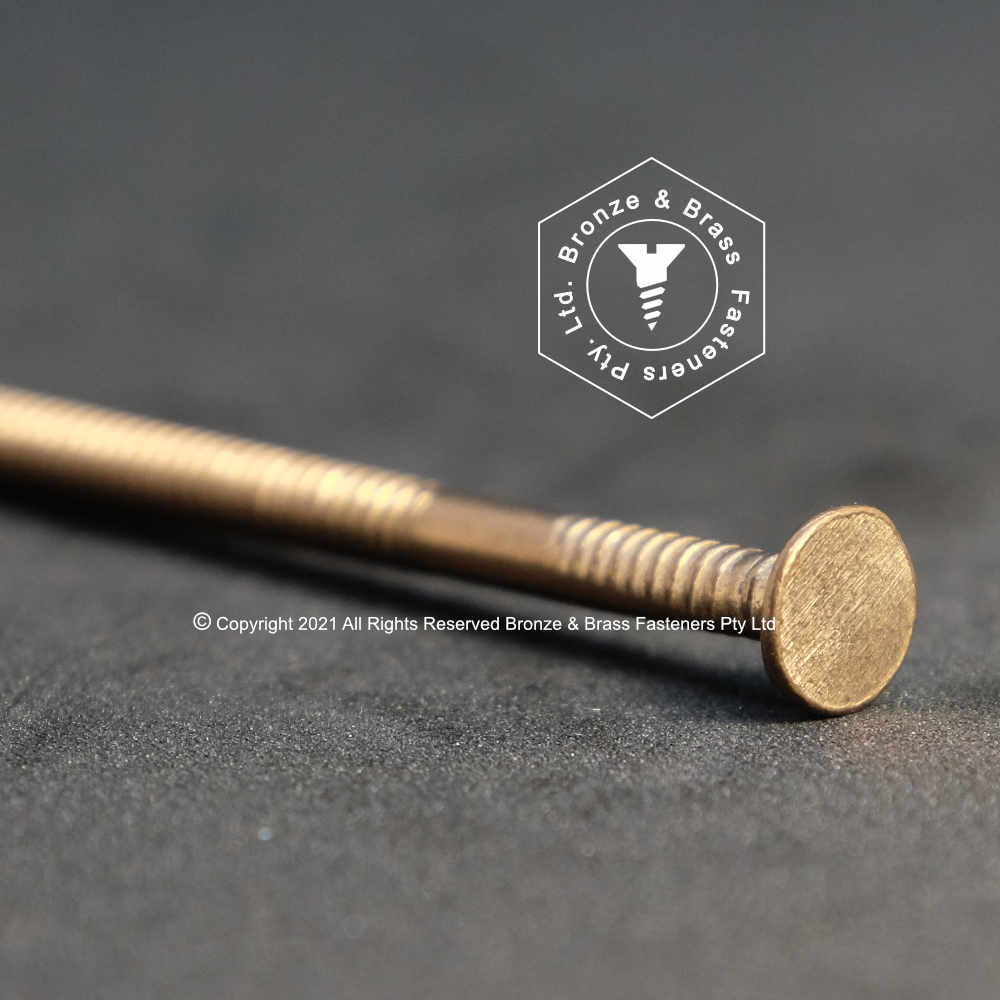 4346 - 138007 - Silicon Bronze Nail Ring Nail Flat- 3.4 x 50 mm