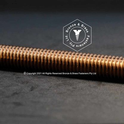 4207 - 139120 - Silicon Bronze Rod Threaded (Allthread) - M20-2.5