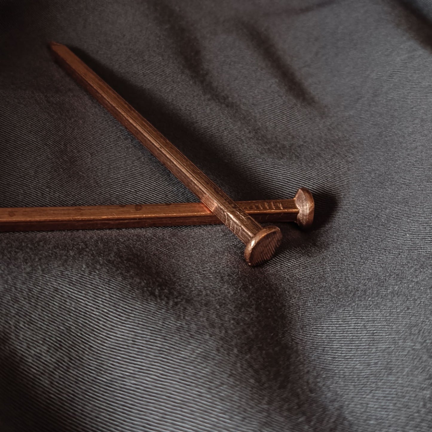 4455 - 168116 - Copper Nail Square Boat Flat- 3.25 x 75 mm (10g)