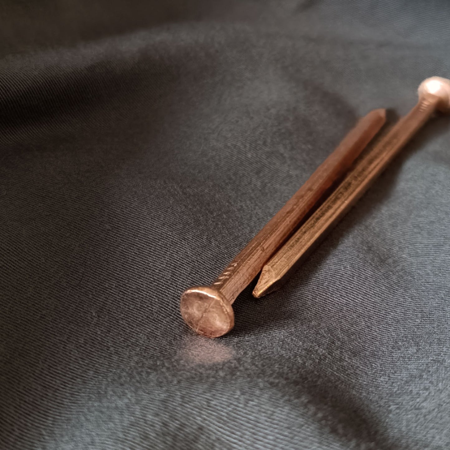 4455 - 168116 - Copper Nail Square Boat Flat- 3.25 x 75 mm (10g)