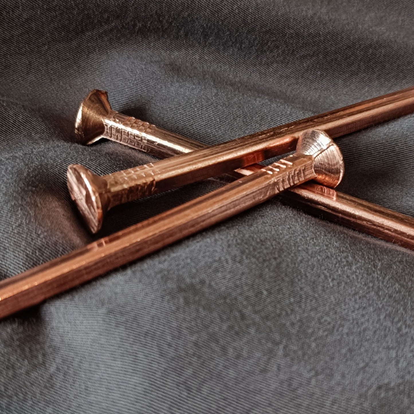 4490 - 168124 - Copper Nail Square Boat Flat- 4.88 x 125 mm (6g)