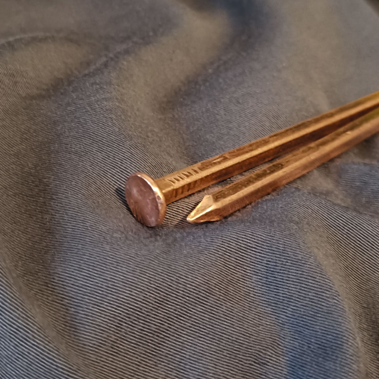 4481 - 168128 - Copper Nail Square Boat Flat- 4.06 x 100mm (8g)