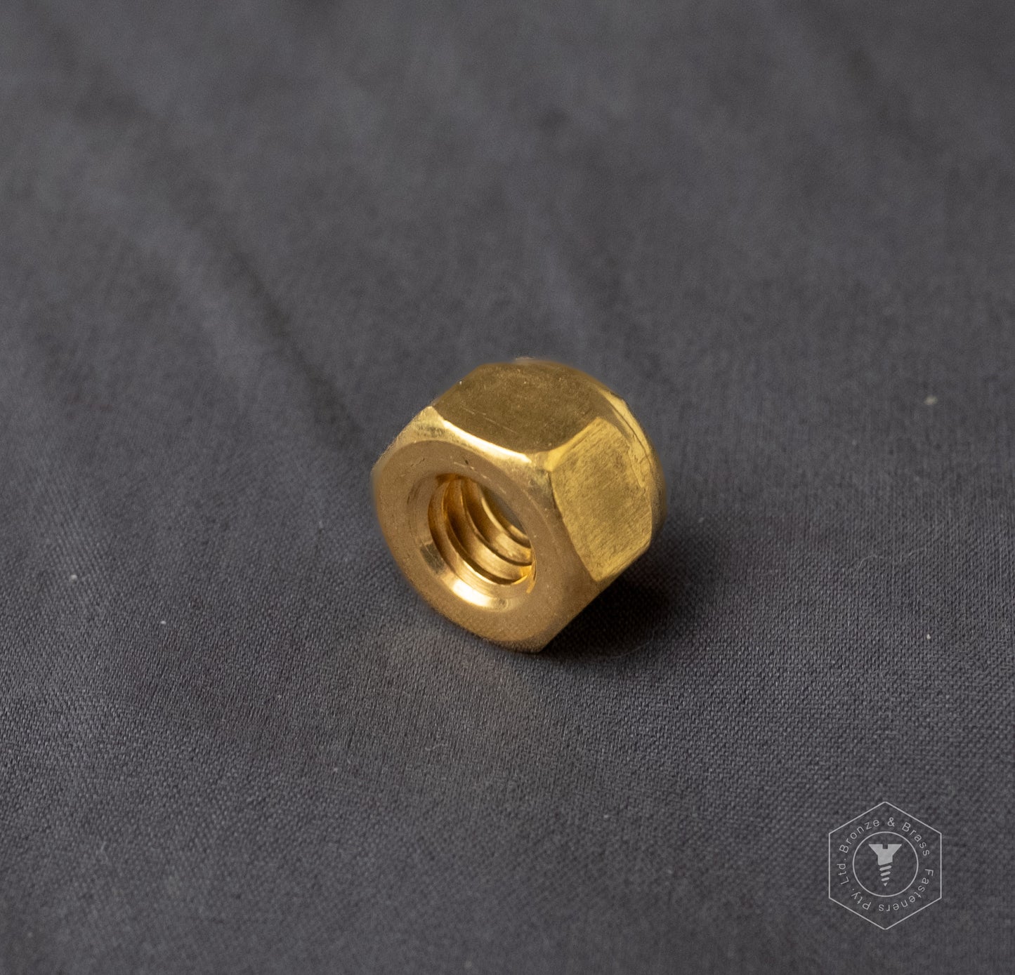 1615 - 116806 - Brass Nylon Insert Lock Nut - 1/4-20 UNC