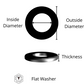3831 - 137013 - Silicon Bronze Washer Flat Washer- 7/8"