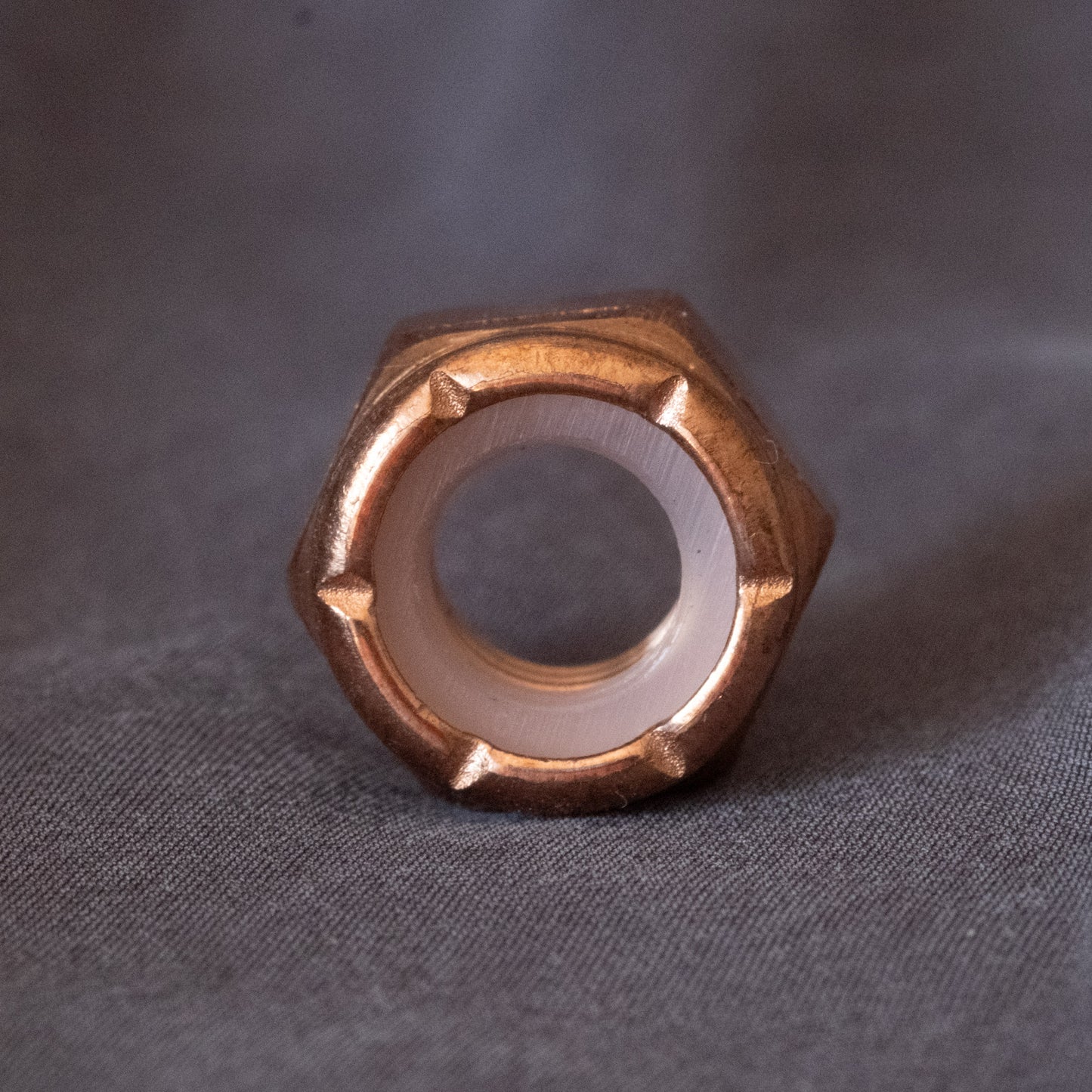 3683 - 136812 - Silicon Bronze Nylon Insert Lock Nut - 1/2-13 UNC