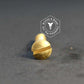 0760 - 111222 - Brass Wood Screw Slotted Oval Head- 14g x 63mm