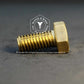 1217 - 114520 - Brass Bolt Hex- M12-1.75 x 30mm