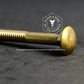 1250 - 115851 - Brass Coach Bolt- 1/4 - 20 UNC x 2 1/2" (Part Thread)