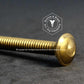 1235 - 115805 - Brass Coach Bolt- 1/4 - 20 UNC x 1 1/2" (Full Thread)