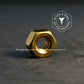 1570 - 116006 - Brass Nut Hex Heavy- 1/2 - 13 UNC (7/8" AF)