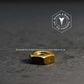 1590 - 116159 - Brass Nut Hex Lock (Jam/Half)- 5/16 - 18 UNC (1/2" AF)