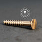 2110 - 131063 - Silicon Bronze Wood Screw Slotted Flat Head- 8g x 63mm