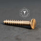 2185 - 131023 - Silicon Bronze Wood Screw Slotted Flat Head- 12g x 44mm