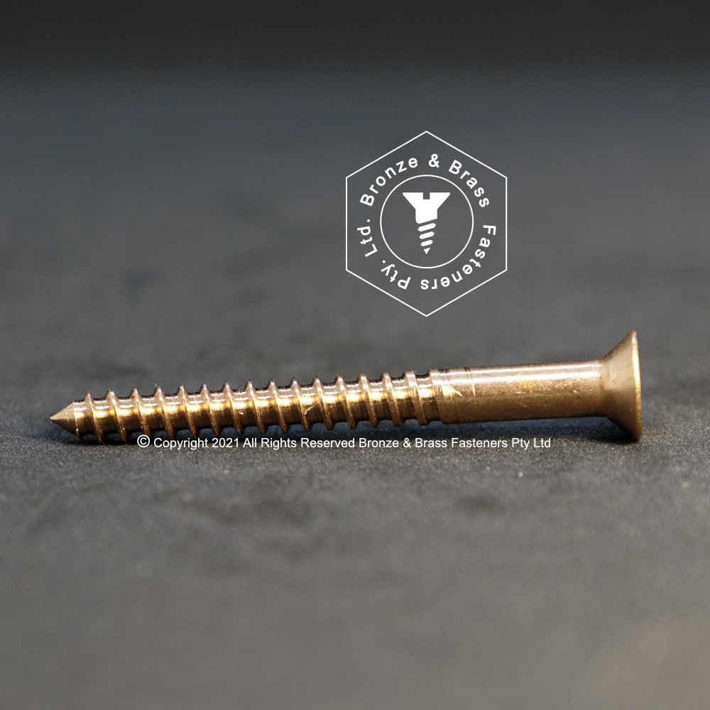 2350 - 131913 - Silicon Bronze Wood Screw TORX 20 Flat Head- 10g x 63mm