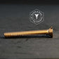 3185 - 133004 - Silicon Bronze Machine Screw Slotted Flat Head- 1/4 - 20 UNC x 1 3/4"