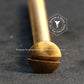 3302 - 133201 - Silicon Bronze Machine Screw Slotted Oval Head- 10 - 24 UNC (3/16") x 4"
